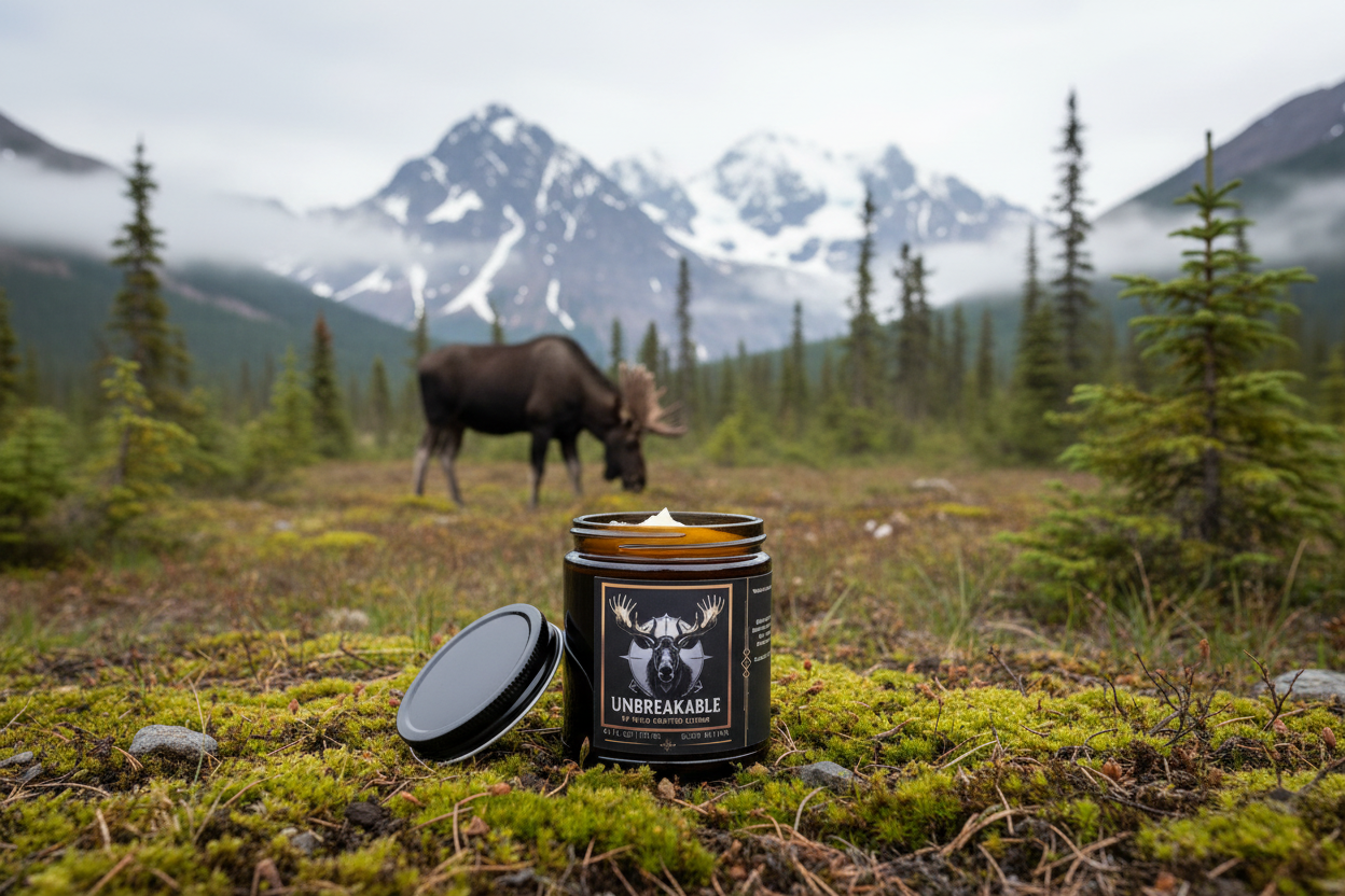 Men's Unbreakable Body Butter for Men - Unscented Deep Moisturizer for Dry Skin (4.5 fl oz)